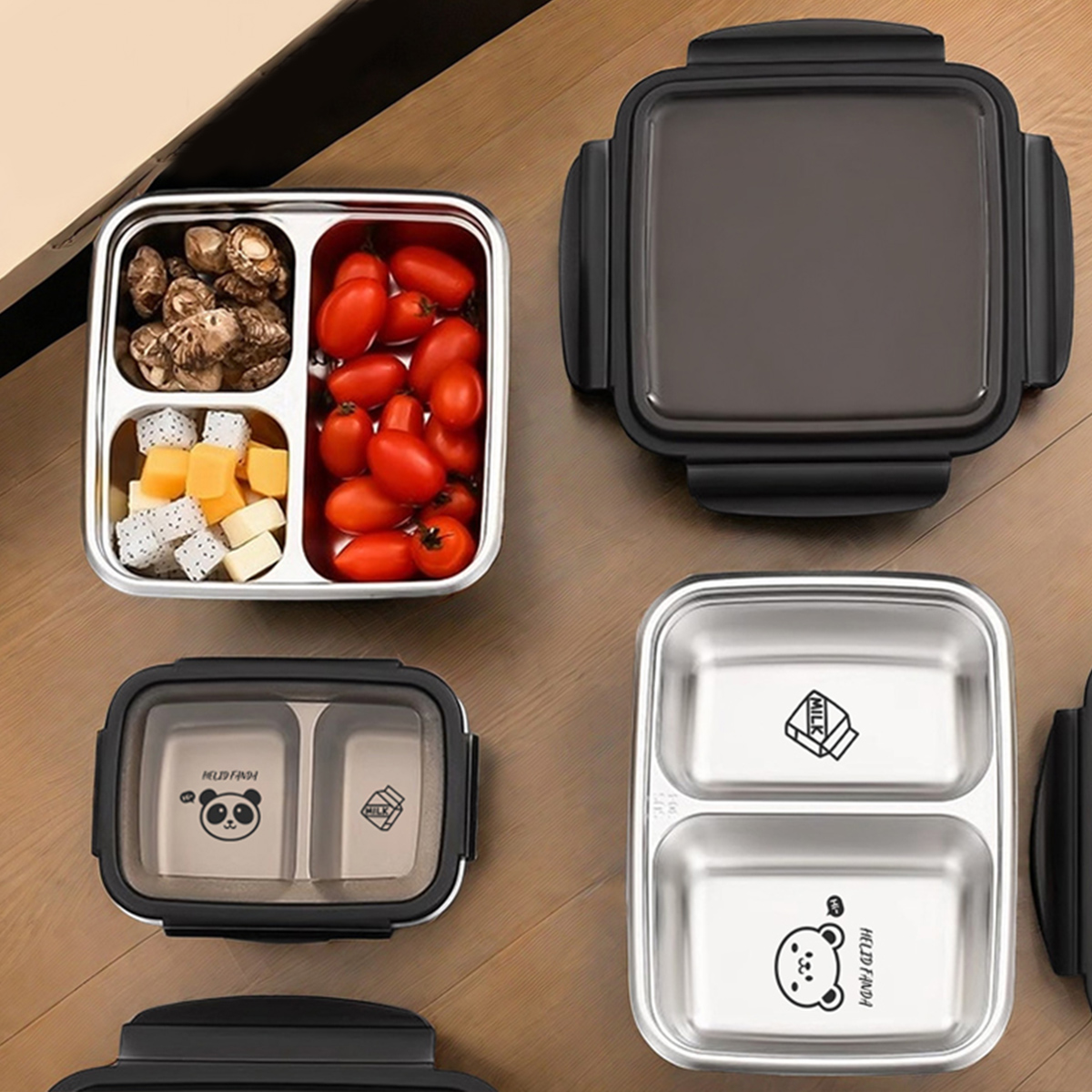 WORTHBUY 2/3 Grids 304 Stainle - Meal Prep Bowl 评论和价格