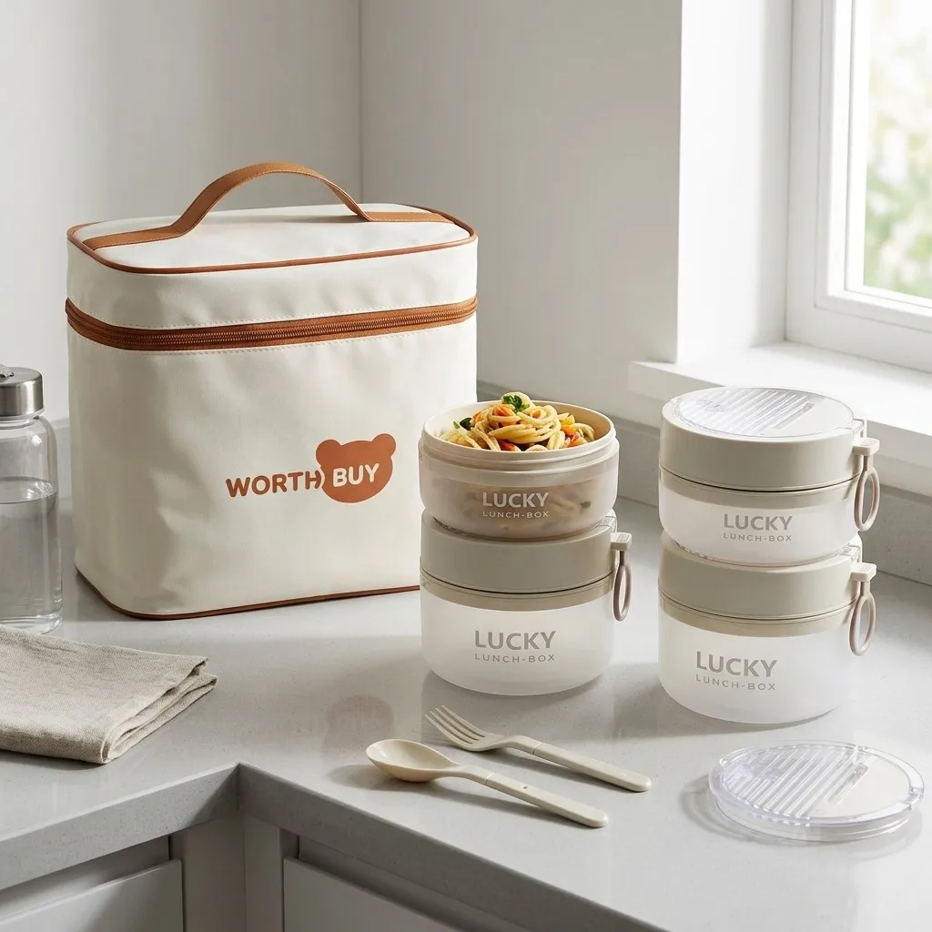Stackable Plastic Bento Box Se - Meal Prep Or Prep Meal 评论和价格