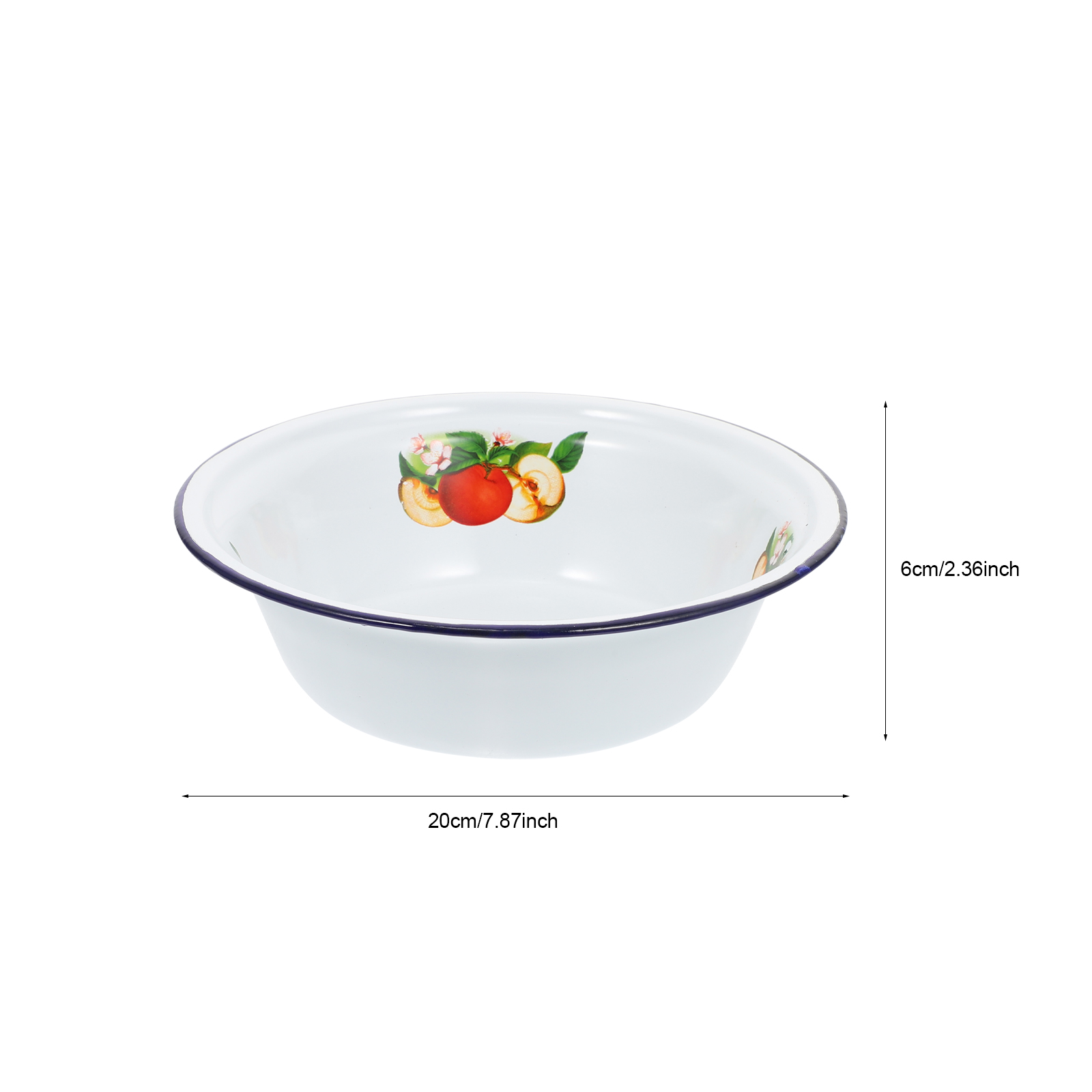 1pc Enamel Soup Bowl Vintage D - Meal Prep Bowl 评论和价格