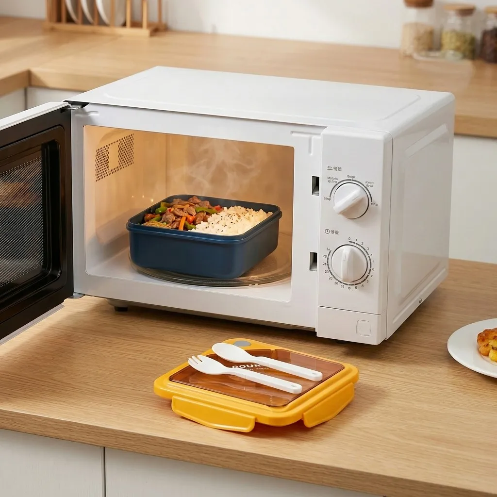 Microwavable Plastic Bento Lun - Meal Prep Or Prep Meal 评论和价格