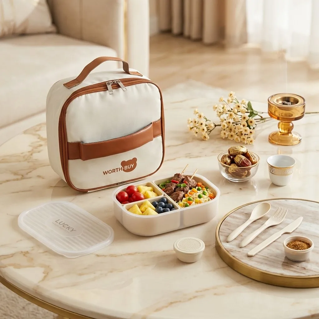 3 Compartment Plastic Bento Lu - Meal Prep Or Prep Meal 评论和价格