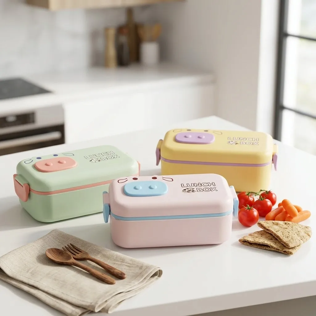 Microwavable Plastic Bento Box - Meal Prep Or Prep Meal 评论和价格