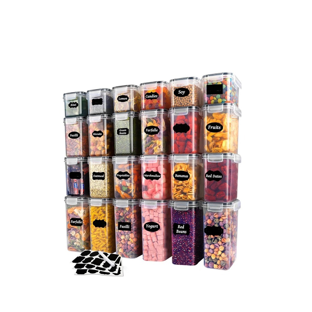 24Pcs Sealed Food Storage Cont - Meal Prep With Rice 评论和价格