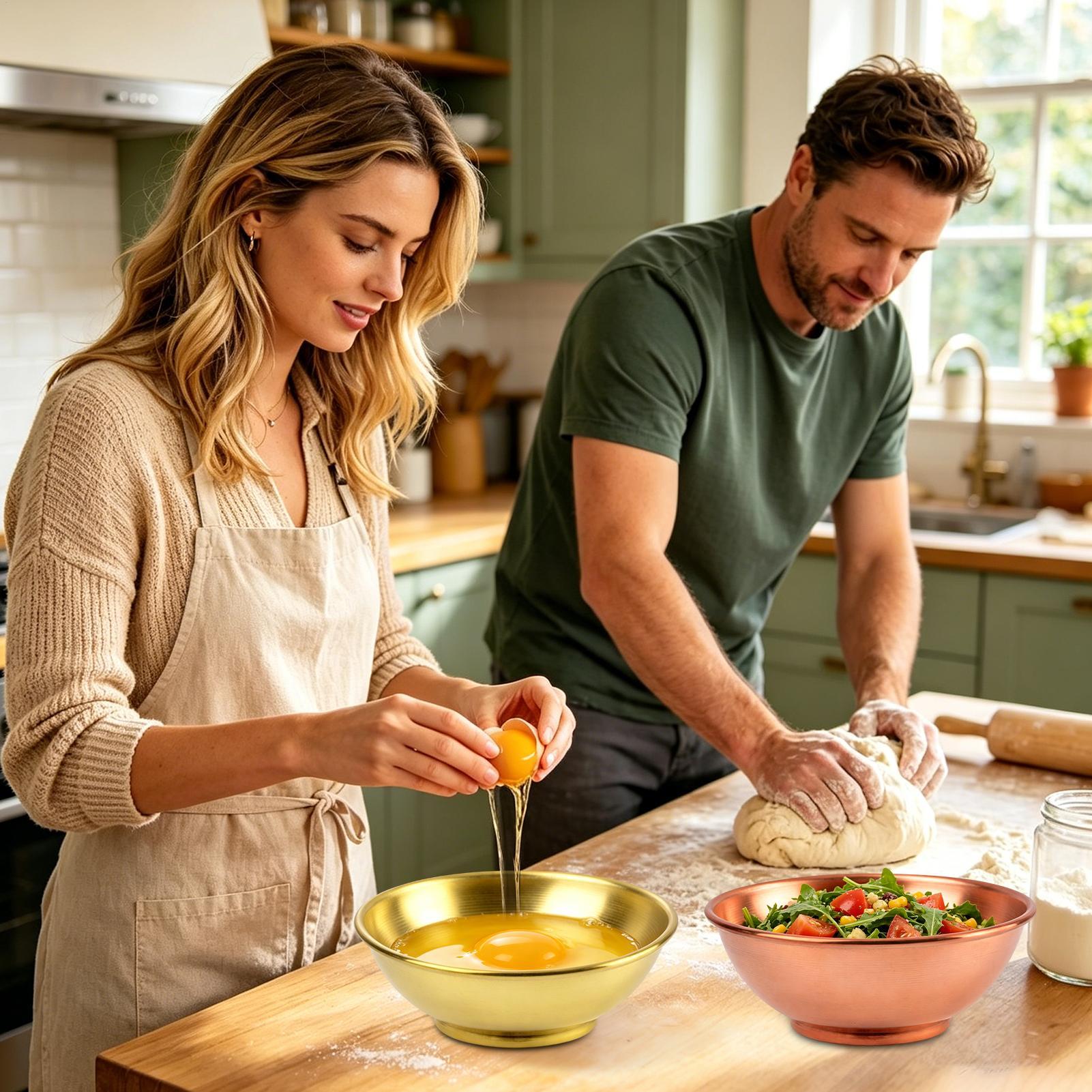 Copper Bowl Large Storage Cont - Meal Prep Bowl 评论和价格