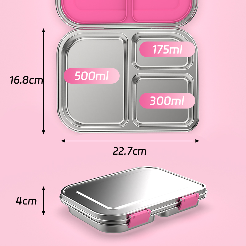 Stainless Steel Leakproof Bent - Meal Prep Bowl 评论和价格